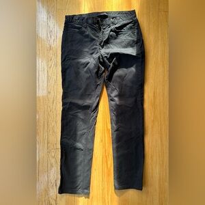 JOE's Pants Mens 33 Black Straight Leg Mid Rise Casual Workwear Weekend